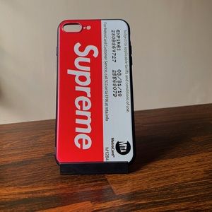 Supreme metro card phone case